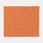 Middeleeuwse moderne atoomprinter - Mandarijns Sin Fleece Deken (Voorkant (Horizontaal))