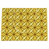 Middeleeuwse moderne atoomprinter - Mustard Gold Groot Cadeauzakje (Voorkant)