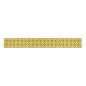 Middeleeuwse moderne atoomprinter - Mustard Gold Grosgrain Lint (Voorkant)