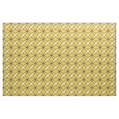 Middeleeuwse moderne atoomprinter - Mustard Gold Stof (Fat Quarter)
