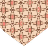 Middeleeuwse moderne atoomprinter - Pastel Peach Korte Tafelloper (Hoek)