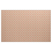 Middeleeuwse moderne atoomprinter - Pastel Peach Stof (Yard (91,4 cm))