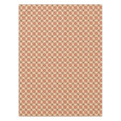 Middeleeuwse moderne atoomprinter - Pastel Peach Tafelkleed (Voorkant)