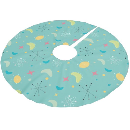 Middeleeuwse moderne atoomstartbarst kerstboom rok (Gekanteld)