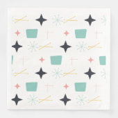 Middeleeuwse moderne atoomsterren servet (Voorkant)