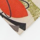 Middeleeuwse moderne atoomstructuurbundel fleece deken (Hoek)