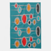 Middeleeuwse moderne atoomtechnologie theedoek (Verticaal)