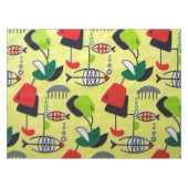 Middeleeuwse moderne atoomvistablet tafelkleed (Voorkant (Horizontaal))