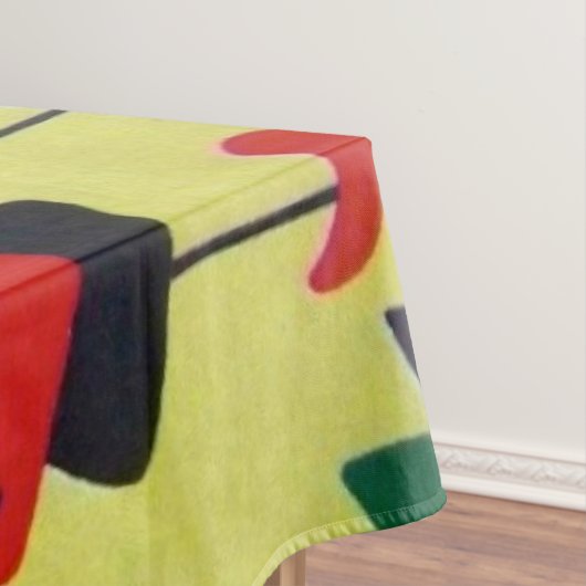 Middeleeuwse moderne atoomvistablet tafelkleed (Voorbeeld)