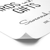 Middeleeuwse moderne bananenkaarten poster (Hoek)