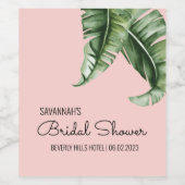 Middeleeuwse moderne bananenschoorsteen wijn etiket (Enkel label)