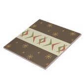 Middeleeuwse moderne boemerangs veelkleurig tegeltje (Zijkant)