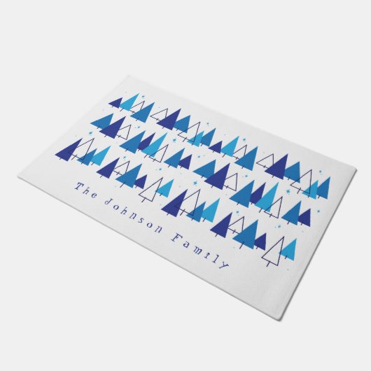 Middeleeuwse moderne bomen deurmat (Schuin)