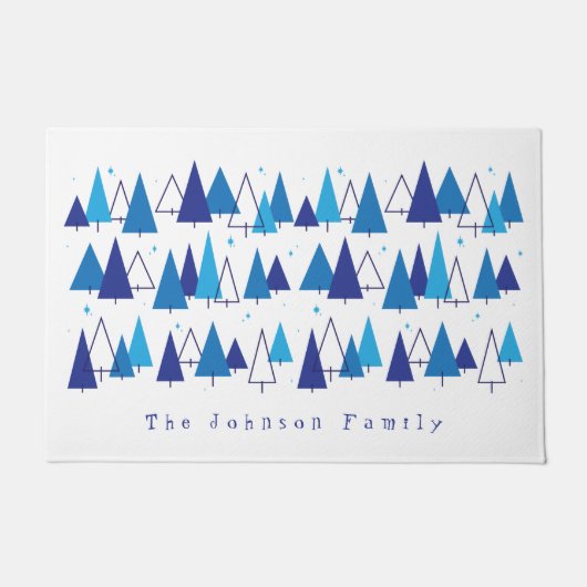 Middeleeuwse moderne bomen deurmat (Voorkant)