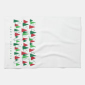 Middeleeuwse moderne bomen theedoek (Horizontaal)