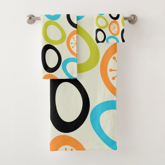 Middeleeuwse moderne bouwstenen 3 bad handdoek (Insitu)