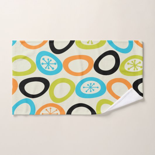 Middeleeuwse moderne bouwstenen 3 bad handdoek (Handdoek)