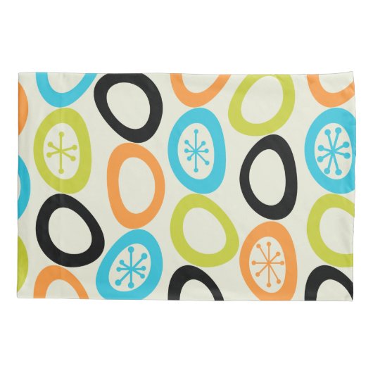 Middeleeuwse moderne bouwstenen 3 kussensloop (Achterkant)