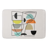 Middeleeuwse moderne "Bowls" Badmat (Voorkant)