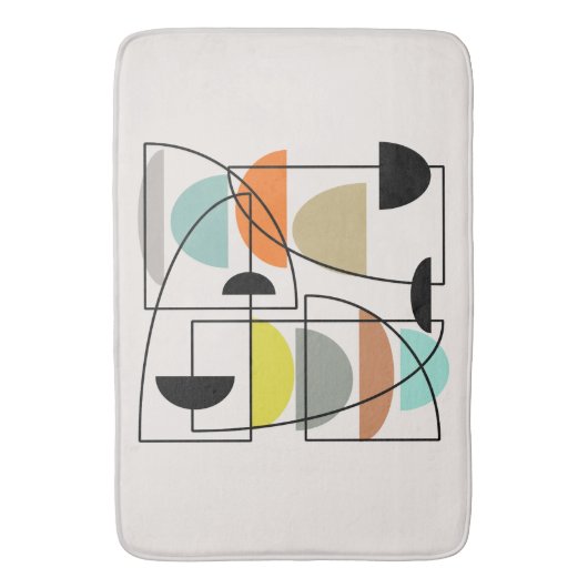 Middeleeuwse moderne "Bowls" Badmat (Voorkant Verticaal)