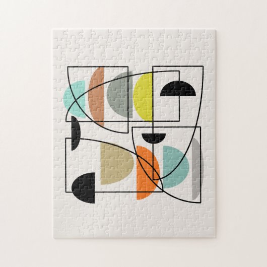 Middeleeuwse moderne "Bowls" Legpuzzel (Verticaal)