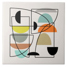 Middeleeuwse moderne "Bowls" Tegeltje