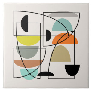 Middeleeuwse moderne "Bowls" Tegeltje