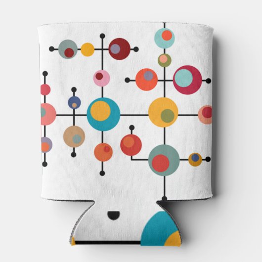 Middeleeuwse moderne bubbels blikjeskoeler (Achterkant)