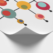 Middeleeuwse moderne bubbels cadeaupapier (Hoek)