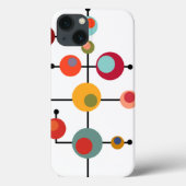 Middeleeuwse moderne bubbels Case-Mate iPhone case (Achterkant)