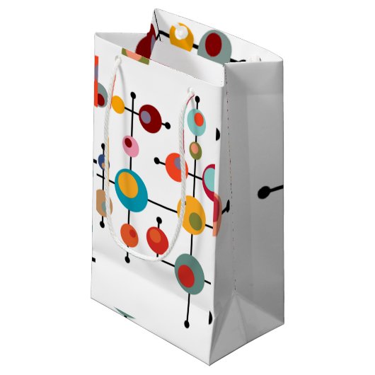 Middeleeuwse moderne bubbels klein cadeauzakje (Voorkant Gekanteld)