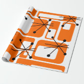 Middeleeuwse Moderne Cadeaupapier (Uitgerold)