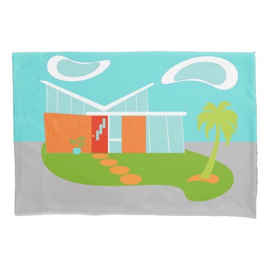 Middeleeuwse moderne Cartoon Kussensloop (Voorkant)