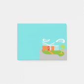 Middeleeuwse moderne Cartoon Post-it® Notes (Voorkant)