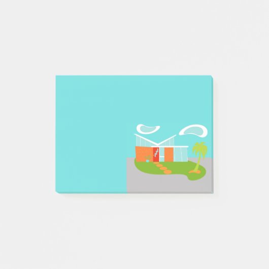 Middeleeuwse moderne Cartoon Post-it® Notes (Voorkant)