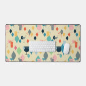 Middeleeuwse moderne cocktails bureaumat (Keyboard & Muis)