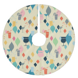 Middeleeuwse moderne cocktails kerstboom rok