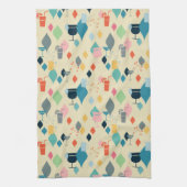 Middeleeuwse moderne cocktails theedoek (Verticaal)