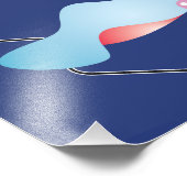 Middeleeuwse, moderne designhomepage afdrukken foto afdruk (Hoek)