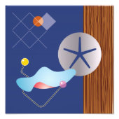 Middeleeuwse, moderne designhomepage afdrukken foto afdruk (Voorkant)