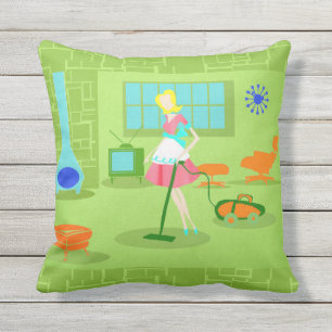 Middeleeuwse moderne detailhandelaar buiten Pillow Buitenkussen