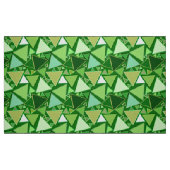 Middeleeuwse moderne driehoeken, Emerald Green Stof (Fat Quarter)