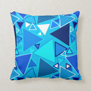 Middeleeuwse moderne driehoeken, schaduwen van bla kussen