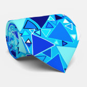 Middeleeuwse moderne driehoeken, schaduwen van bla stropdas (Opgerold)