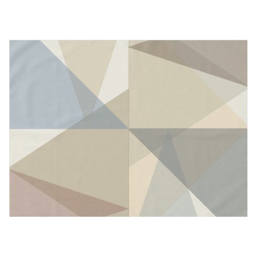 Middeleeuwse moderne driehoeken tafelkleed (Voorkant (Horizontaal))