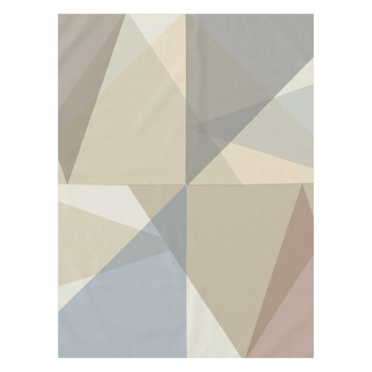 Middeleeuwse moderne driehoeken tafelkleed (Voorkant)