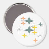 Middeleeuwse moderne Eames Atomic Starbursts Custo Magneet (Voorkant / Achterkant)