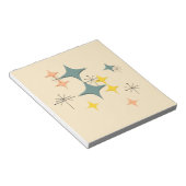 Middeleeuwse moderne Eames Atomic Starbursts Custo Notitieblok (Schuin)