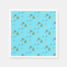 Middeleeuwse moderne Eames Atomic Starbursts Custo Servet