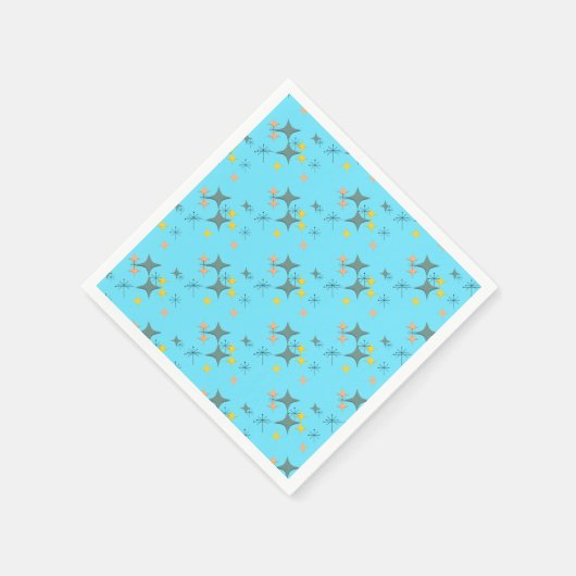 Middeleeuwse moderne Eames Atomic Starbursts Custo Servet (Hoek)